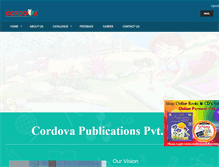 Tablet Screenshot of cordova.co.in